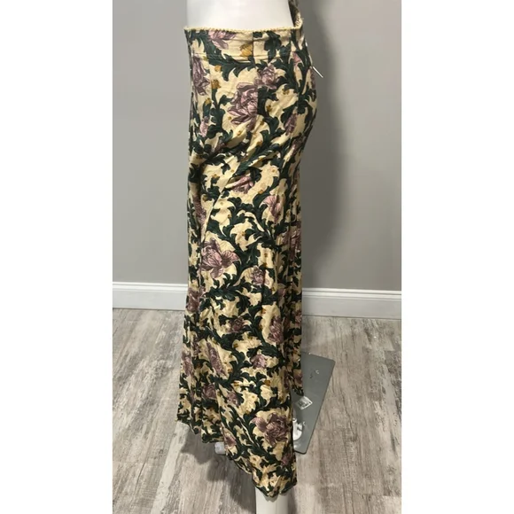 Agua by Agua Bendita Gaita Floral print Ecovero Blend Wide Leg Pants Size M